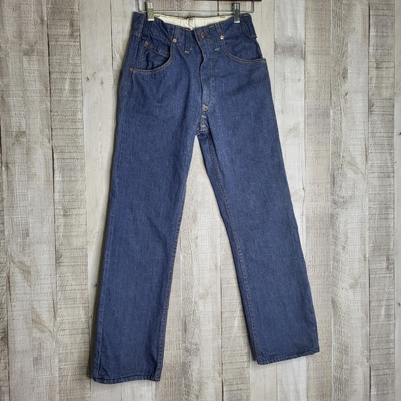 Vintage Pitchriders Saddle Pants Denim Jeans. Union Made in Winnipeg Canada - Picture 1 of 13